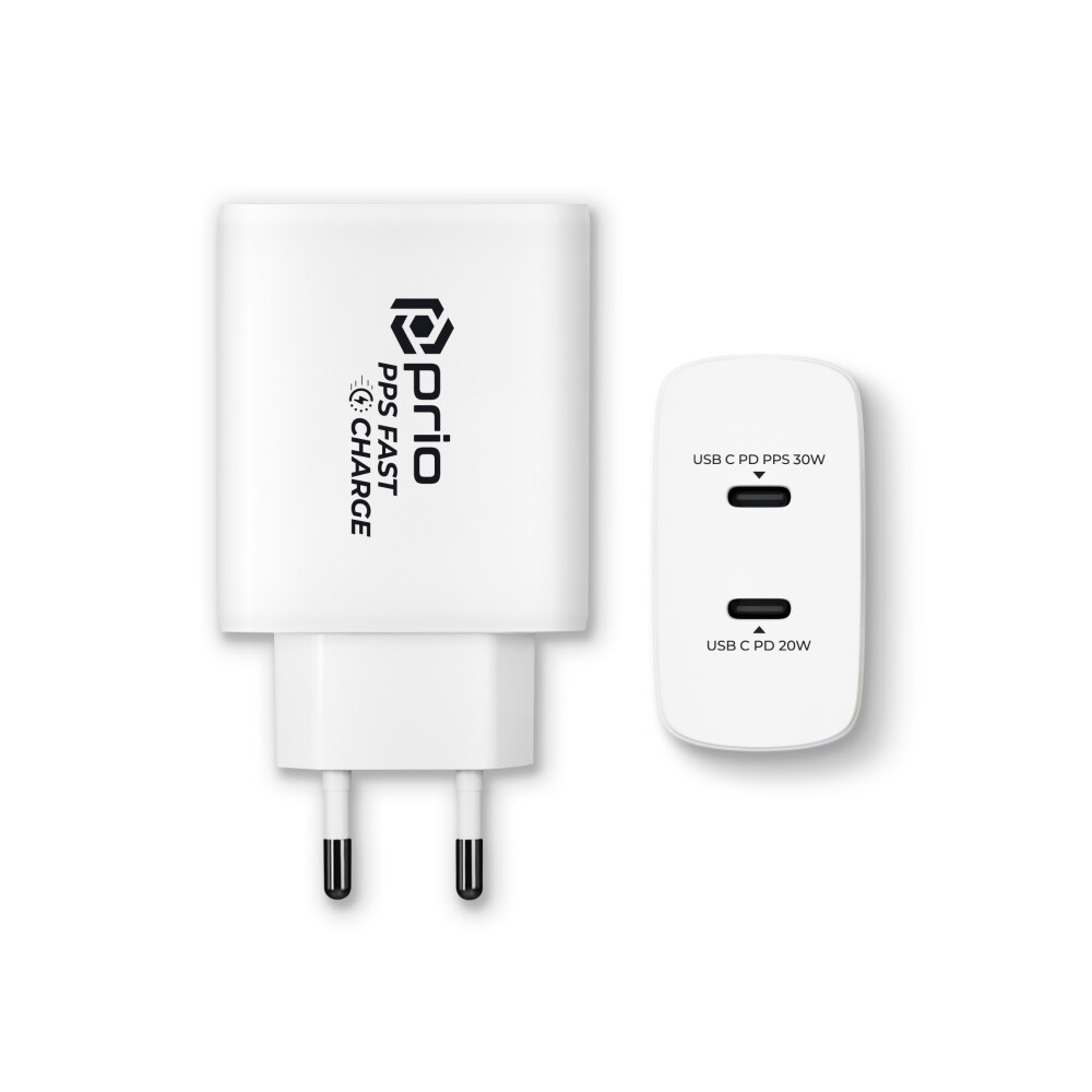 prio 50W Fast Charge Wall Charger